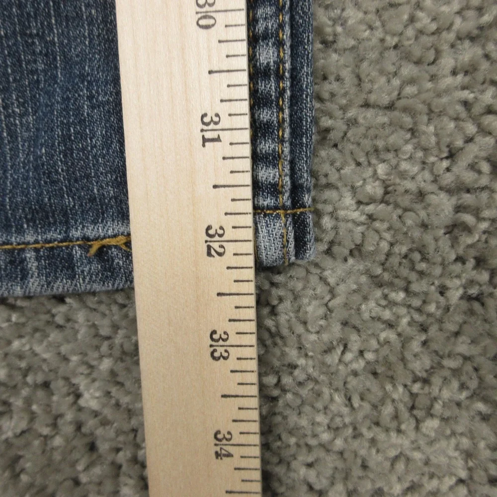 Levis Jeans Mens 34x34 Blue 559 Relaxed Straight Comfort Fade Whisker Denim Pant